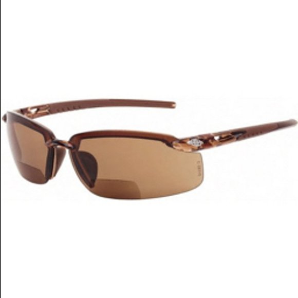 CrossFire - Safety Glasses - Magnifying +1.5, Brown Lenses, Scratch Resistant - Picture 1 of 7